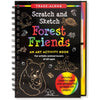 Scratch &amp; Sketch Art Activity Books - Forest Friends