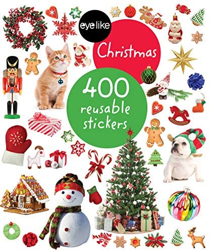 Eyelike Reusable Sticker Book - Christmas