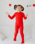 Vaenait Baby Rib Knit Long Sleeve PJs - Red