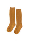 Little Stocking Co. Cable Knit Knee High Socks - Butterscotch