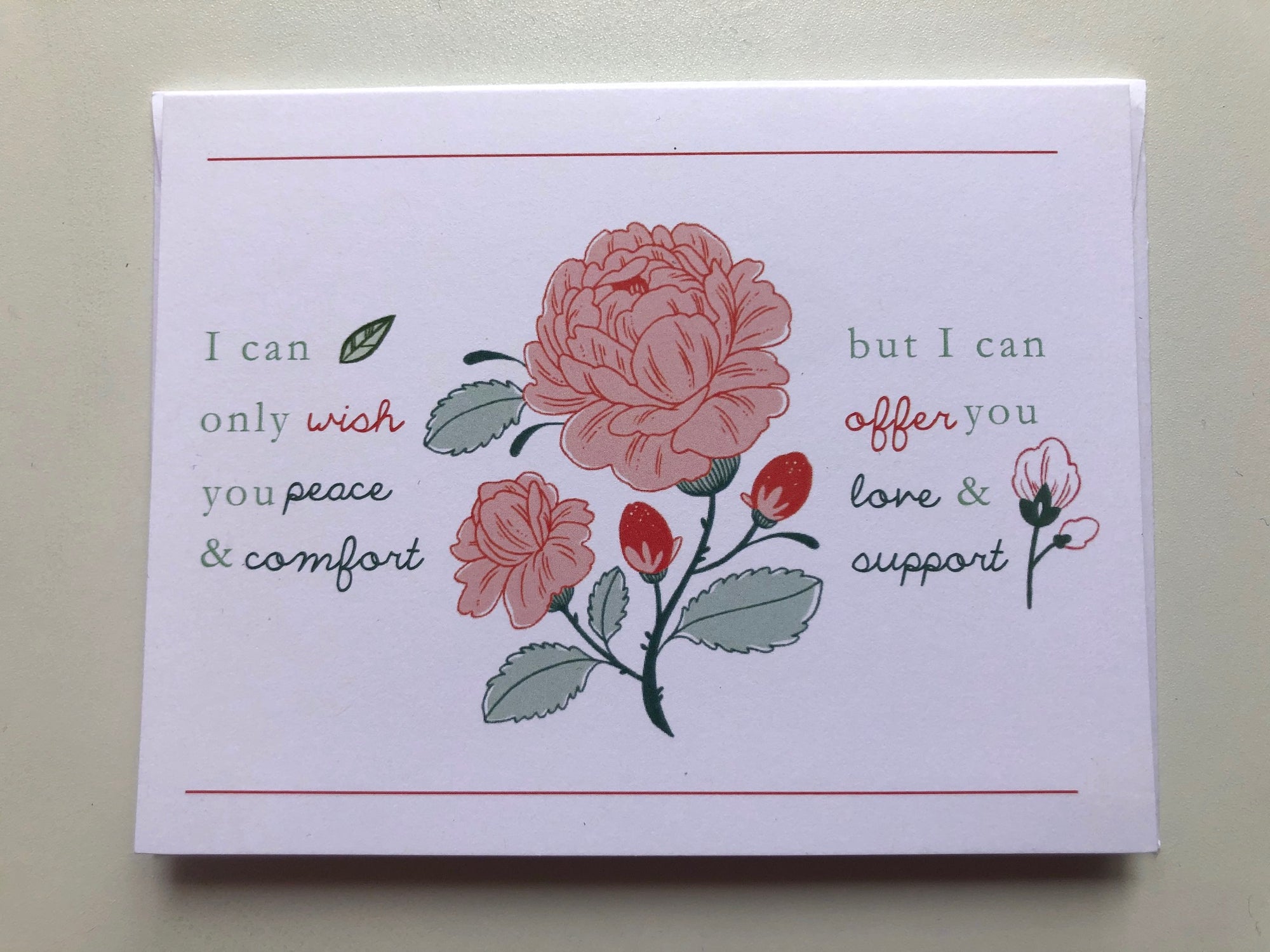 Peace & Comfort, Love & Support Cards