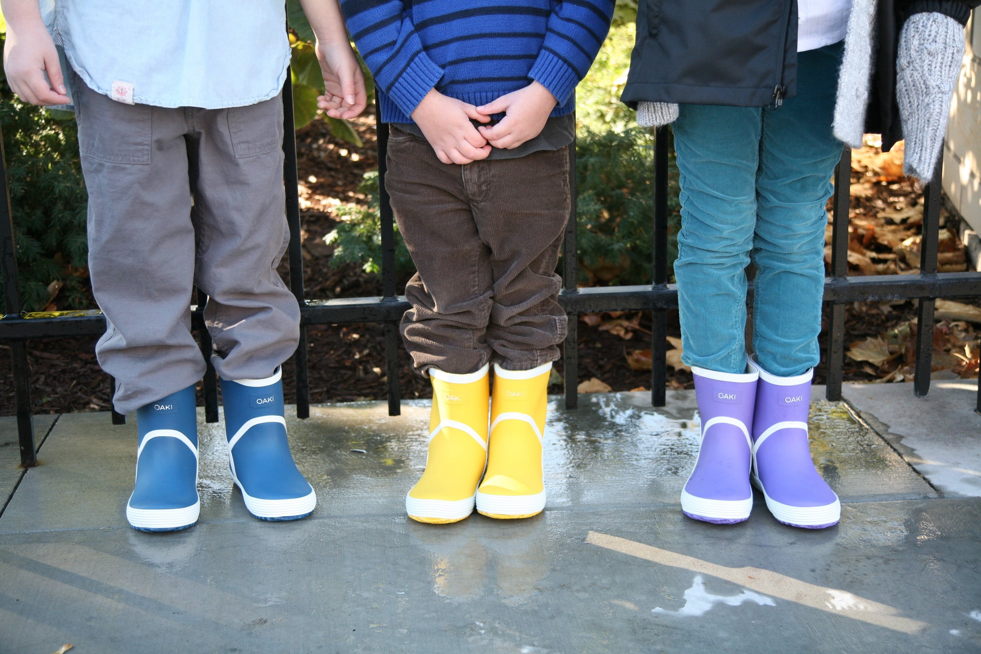 Oakiwear Euro Rain Boots - Purple