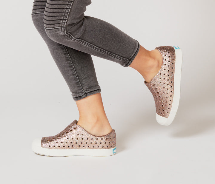 Native Jefferson Shoes Bling Glitter Native Shoes Bling Native