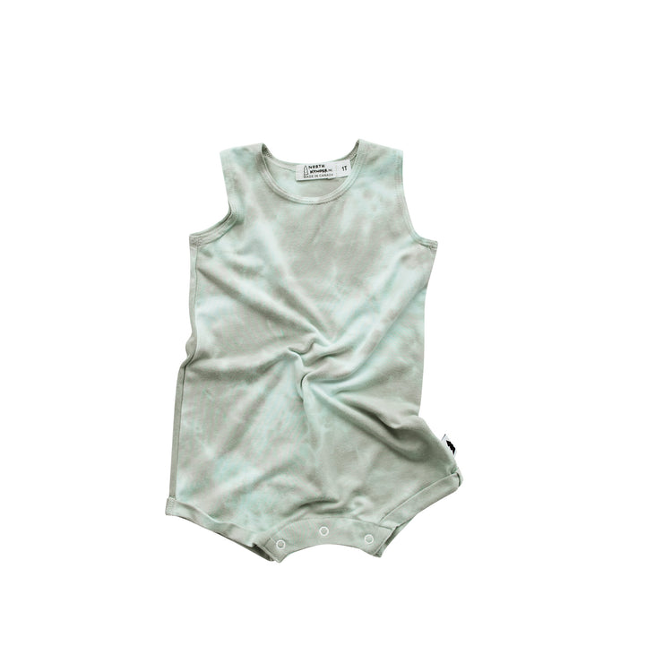 North Kinder Short Romper Spearmint