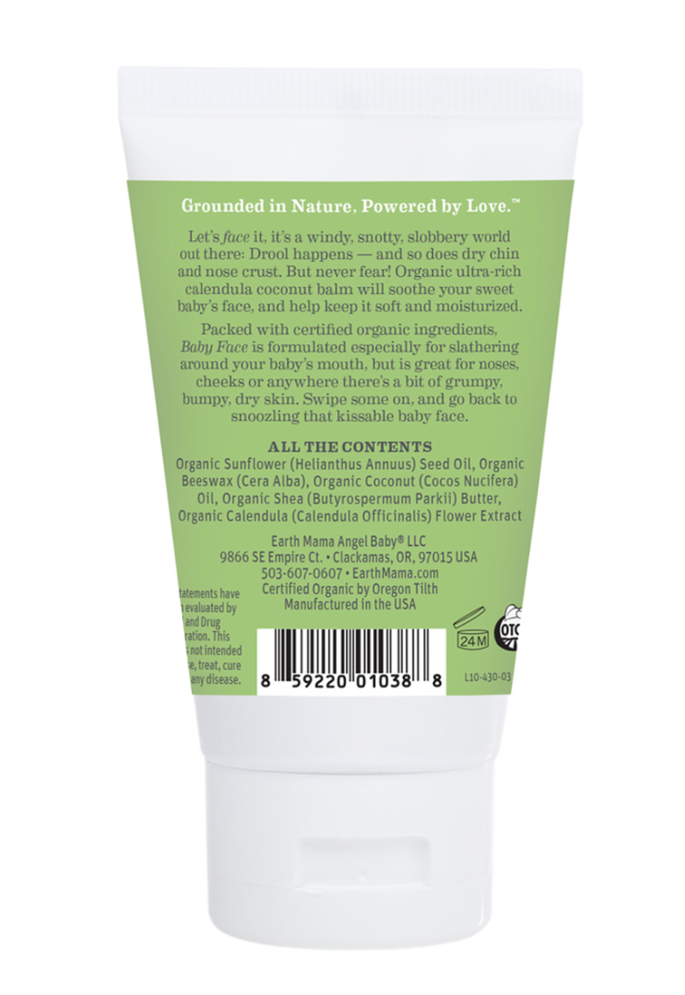 Earth Mama Organics Baby Face Nose & Cheek Balm - 2 fl oz (60 ml)