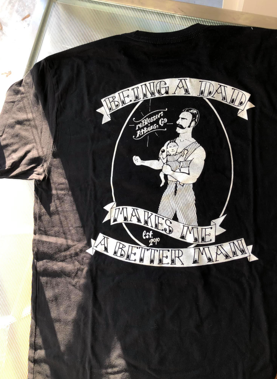 reBlossom Dad Tee - Black