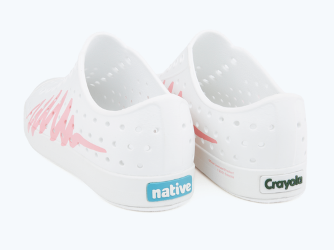 Native Jefferson Block - Popsicle Pink Scribble