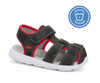 See Kai Run Cyrus IV FlexiRun Water Sandal Shoe - Gray/Red