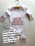 Feather Baby Kangaroo Romper - Pink Points on White