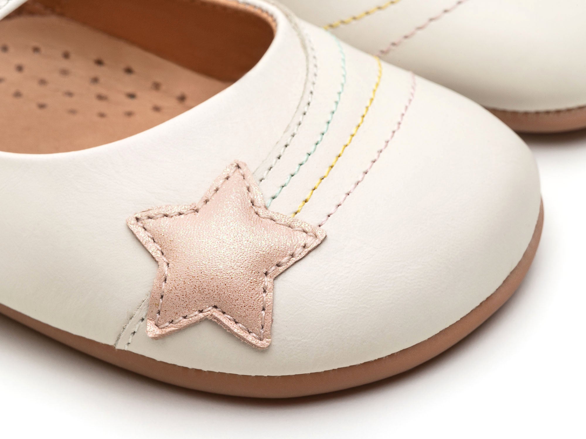 Tip Toey Joey Originals Dolly Star Toddler Mary Jane - Tapioca / Candy Dream