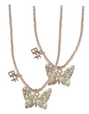 Great Pretenders BFF Butterfly Share &amp; Tear Necklace, Pink