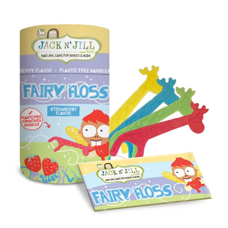 Jack n' Jill Biodegradable Fairy Floss Picks (30 count)