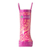 Oakiwear Loop Handle Rubber Rain Boots - Henna Pink