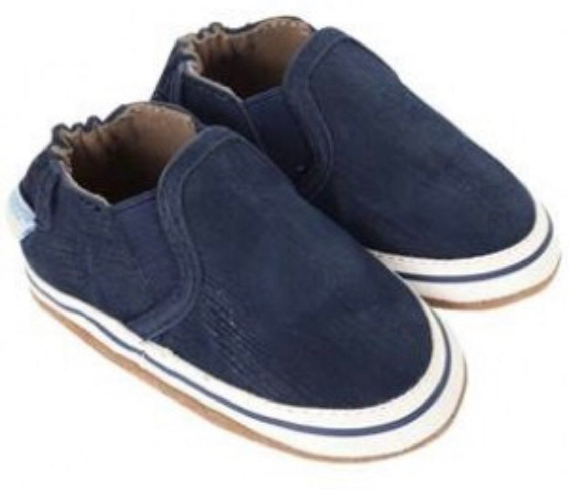 Robeez Soft Soles Liam Blue Shoes