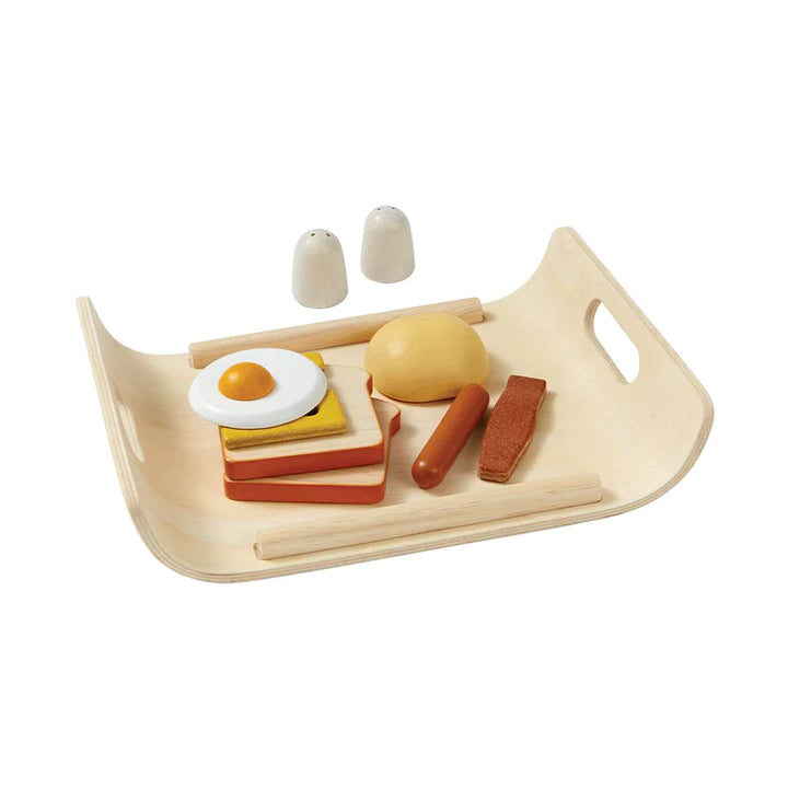 Plan Toys Wooden Breakfast Menu Set