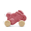 Plan Toys Wooden Push Along Bunny - Pink