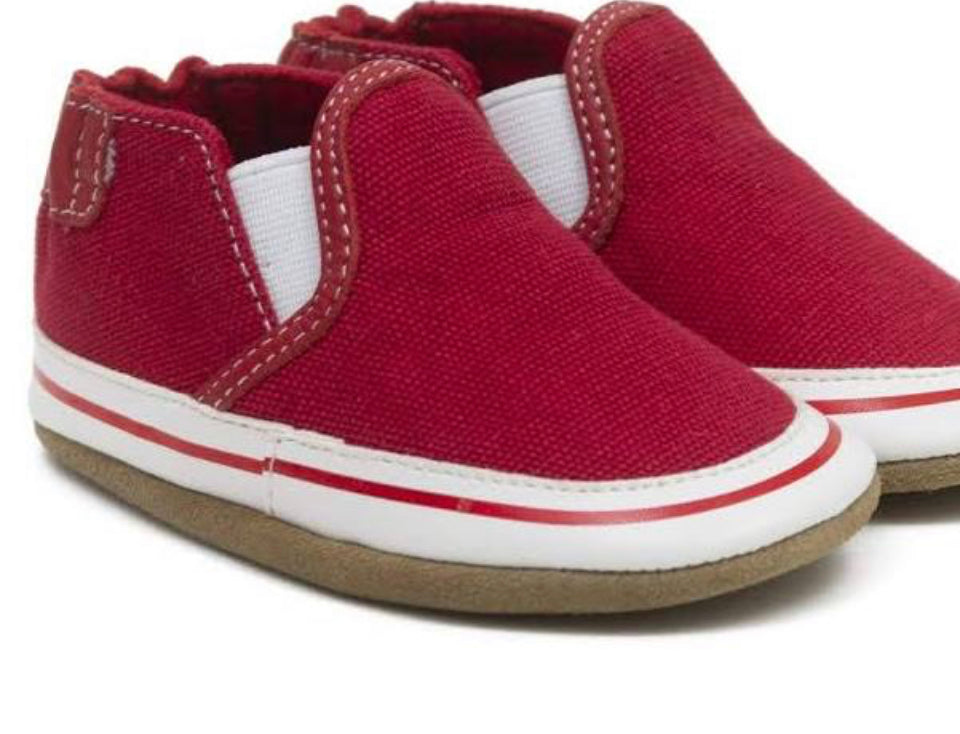 Robeez Soft Soles - Liam Basic, Red
