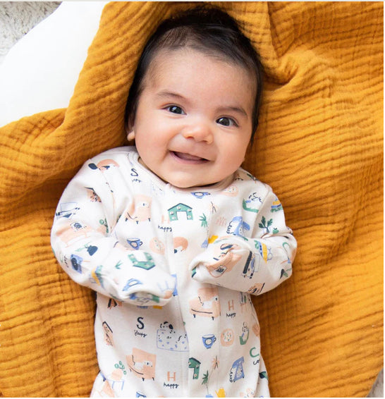 Magnetic Me Organic Cotton Magnetic Footie - Cozy Days