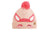 Flap Jack Kids Knitted Toque Beanie Hat- Pink Deer M/L