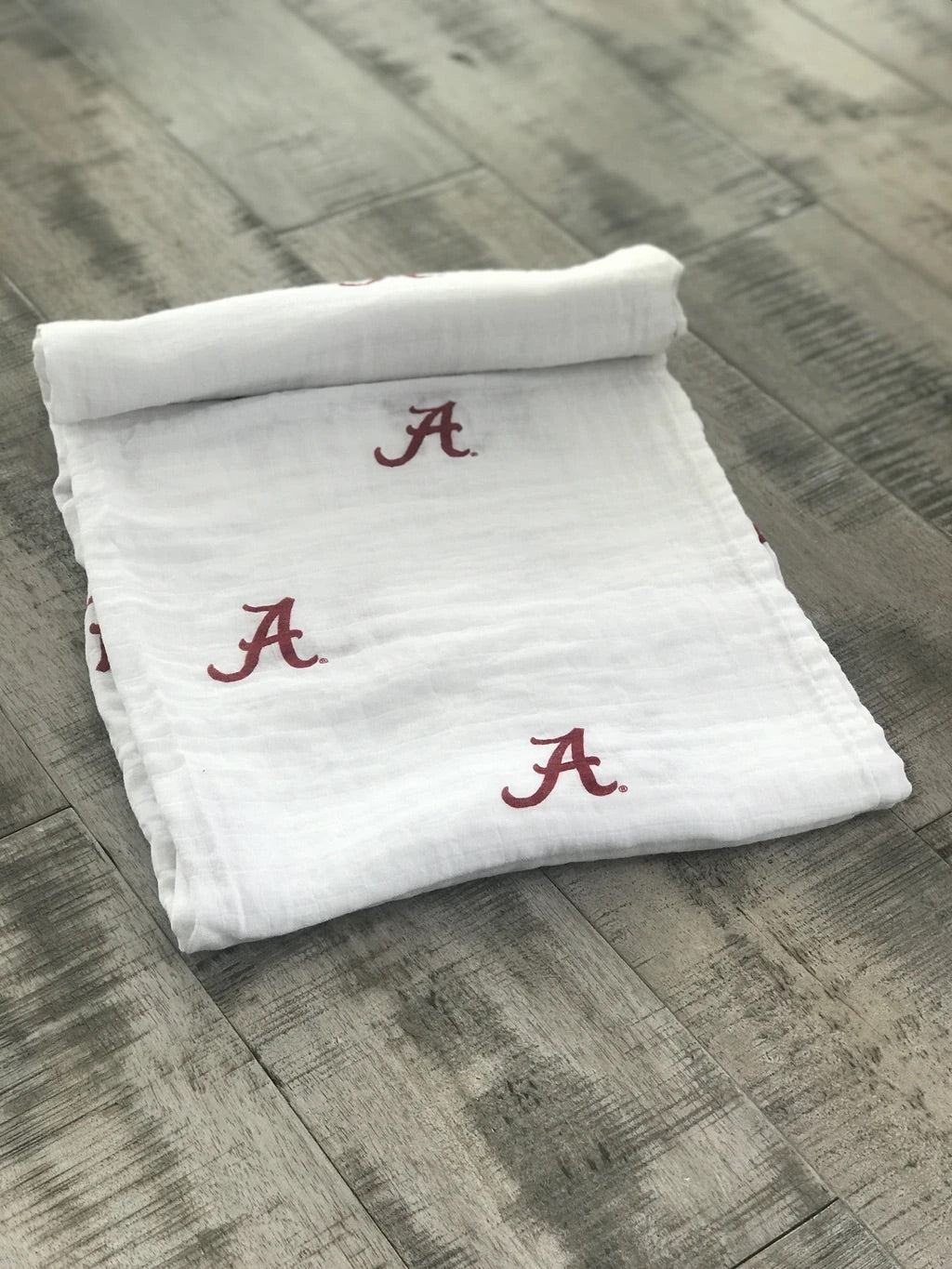 Three Little Anchors Organic Cotton Muslin Swaddle - University of Alabama