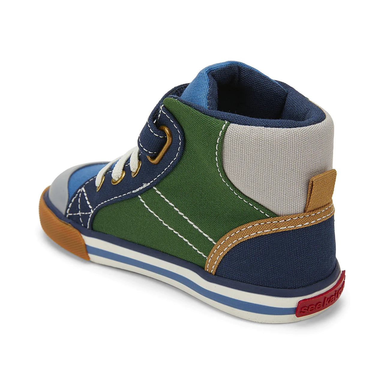 See Kai Run Dane High Top Green Blue Athens Parent Wellbeing ReBlossom Parent Child Shop