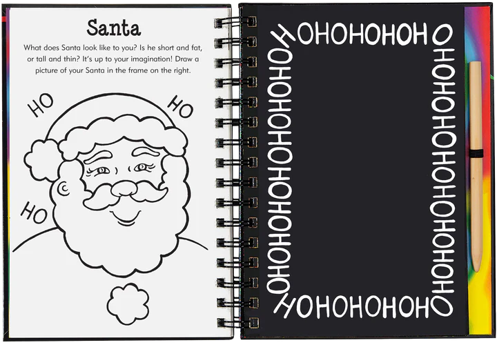 Scratch &amp; Sketch Art Activity Books - Merry Christmas