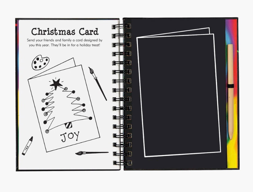 Scratch &amp; Sketch Art Activity Books - Merry Christmas