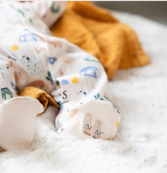 Magnetic Me Organic Cotton Magnetic Footie - Cozy Days