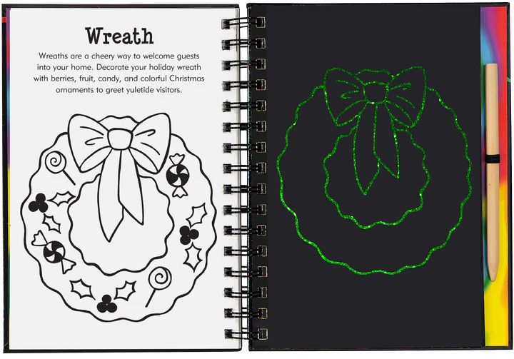Scratch &amp; Sketch Art Activity Books - Merry Christmas