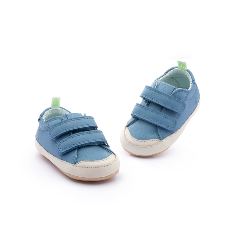 Tip Toey Joey Bossy Shoes - Blue Leather