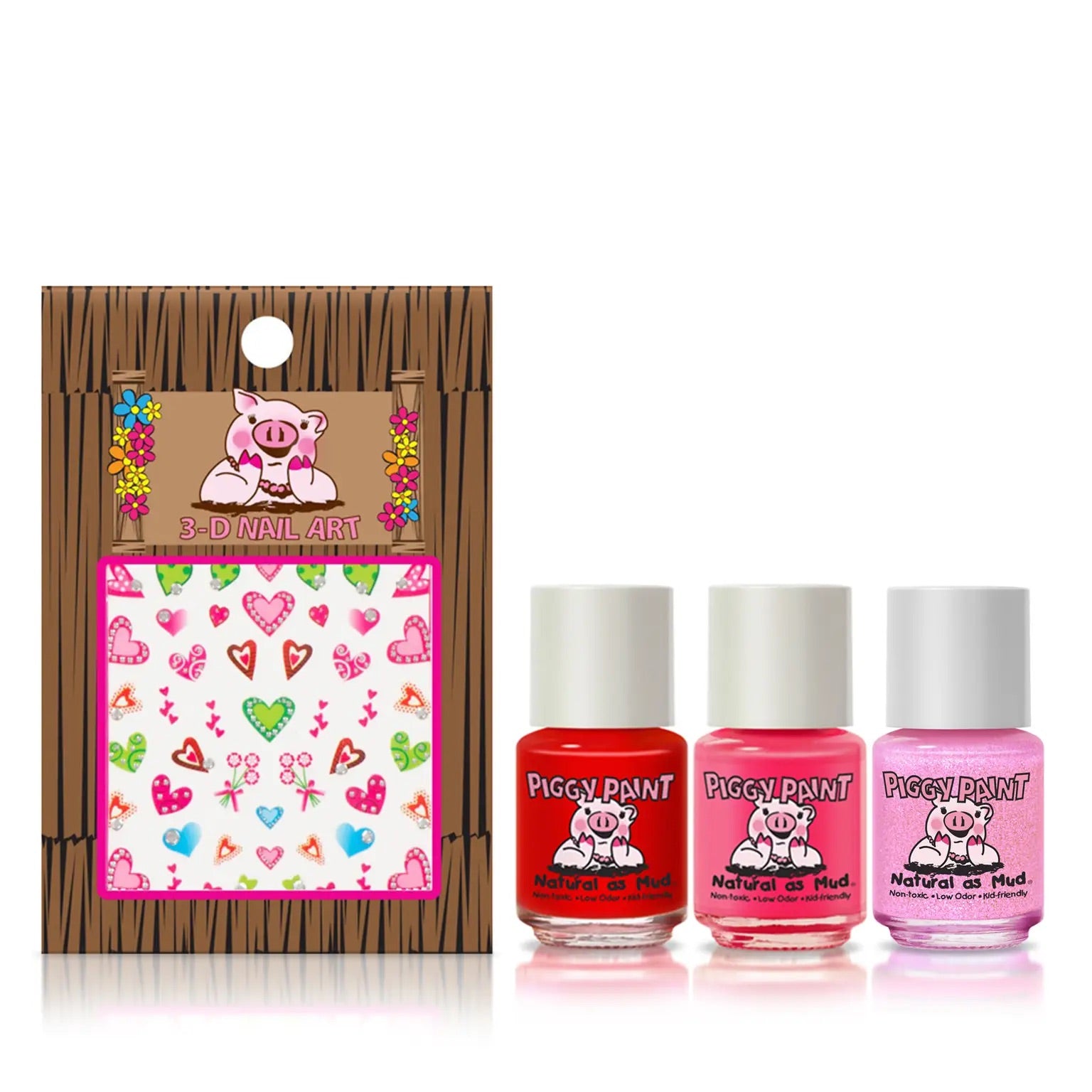 Piggy Paint - All the Heart Eyes Nail Polish Gift Set