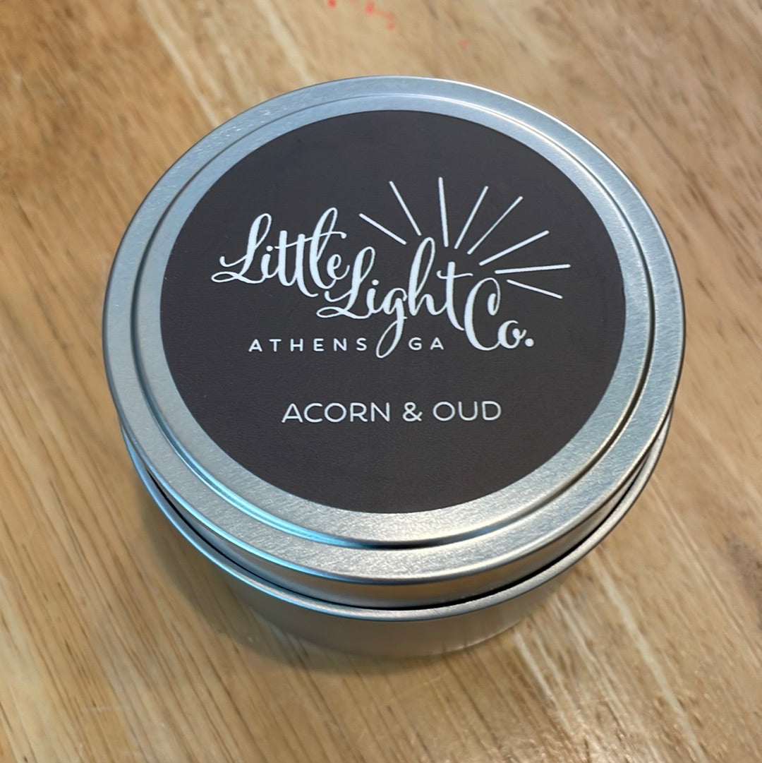 Little Light Co. Athens-Made Candle - Acorn & Oud