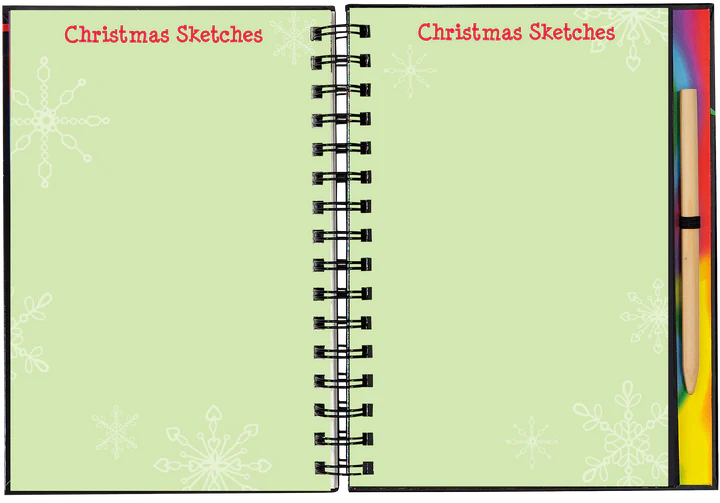 Scratch &amp; Sketch Art Activity Books - Merry Christmas