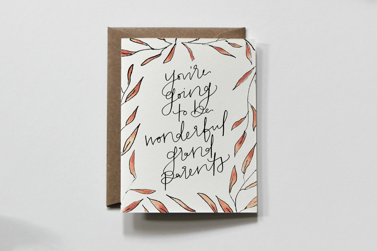 You’re Going To Be Wonderful Grandparents - Everglow Handmade Card