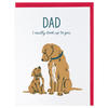 Golden Retrievers Father’s Day Card