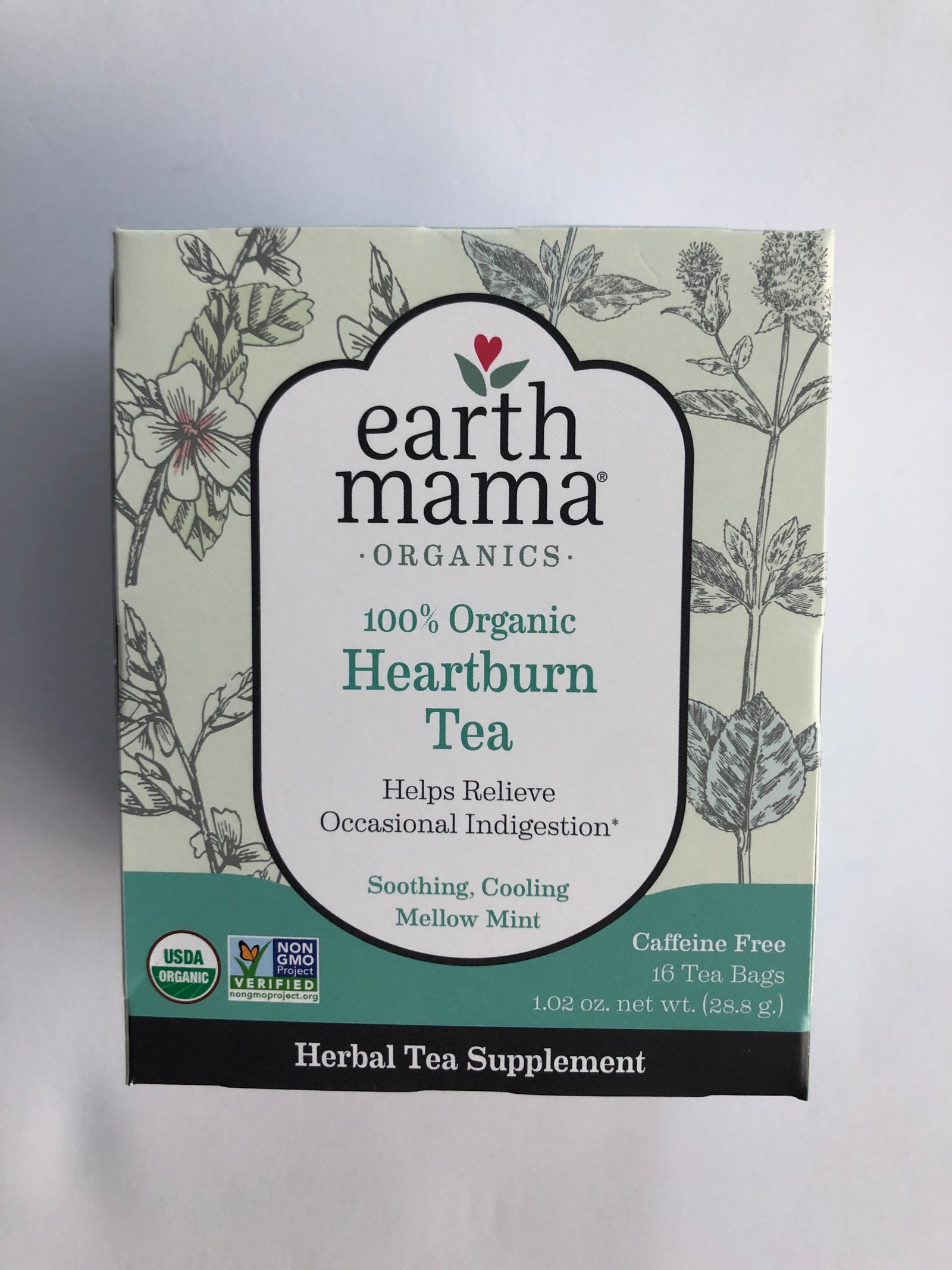 Earth Mama Organics Heartburn Tea