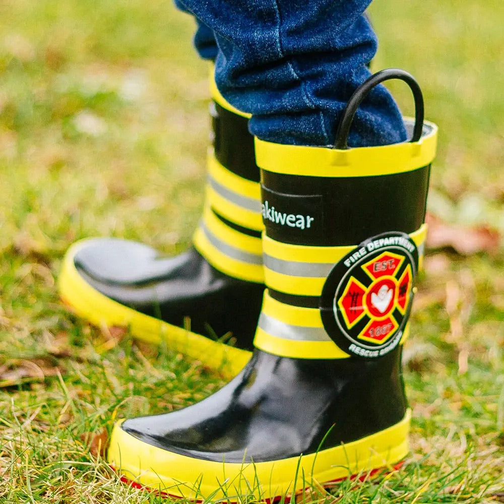 Fireman rubber fashion boots