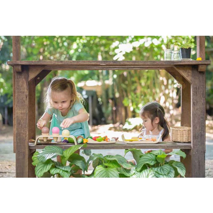 Plan Toys Wooden Assorted Fruits &amp; Vegetables Set