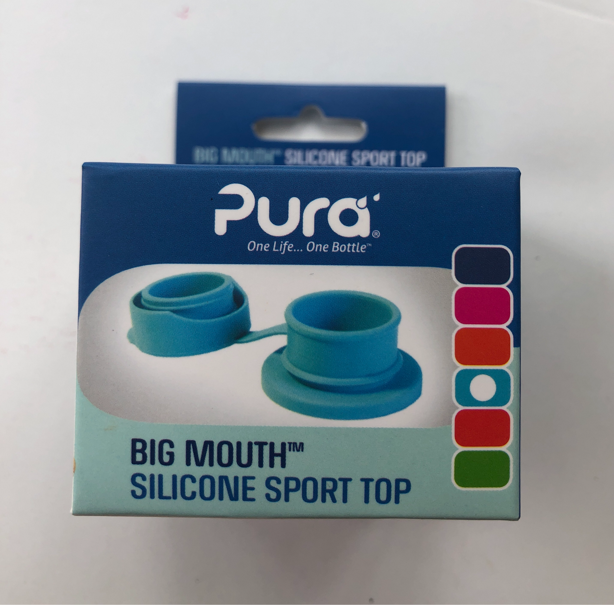 Pura Big Mouth Silicone Sport Top - Aqua