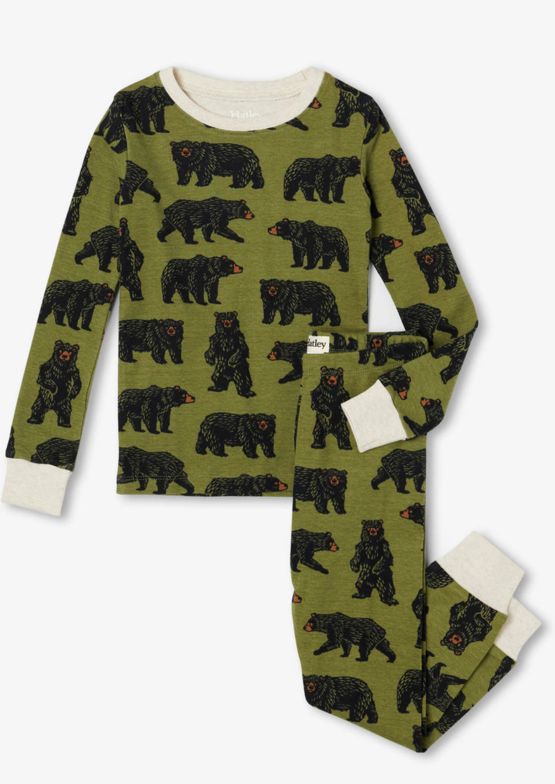 Hatley Wild Bears Organic Cotton Pajama Set