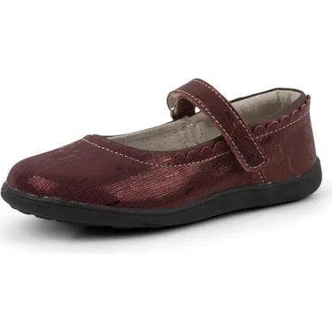 See Kai Run Jane II Burgundy Metallic - Athens Parent Wellbeing +