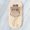 Mountain Melodies Engraved Pine Thumb Piano