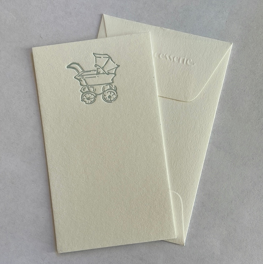 Blue Pram Enclosure Card by Ancesserie