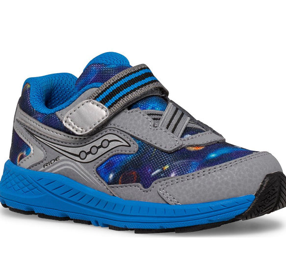 Saucony Ride10 Jr. Grey Blue Space Athens Parent Wellbeing ReBlossom Parent Child Shop