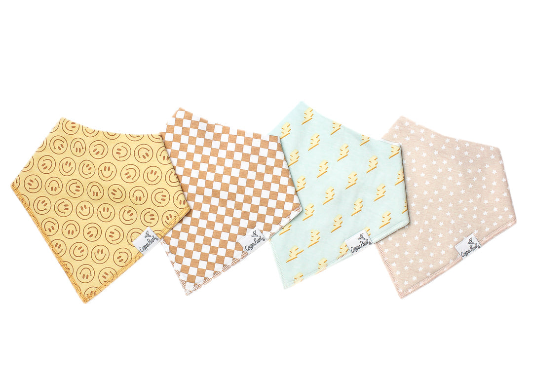 Copper Pearl Bandana Bib (Set of 4) - Vance