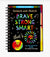 Scratch & Sketch Art Activity Books - Brave Strong Smart