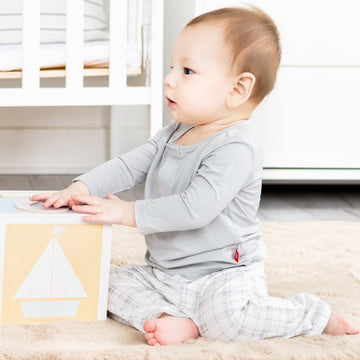 Magnetic Me Modal Two-Piece Henley Top &amp; Pants Set - Plaidventure