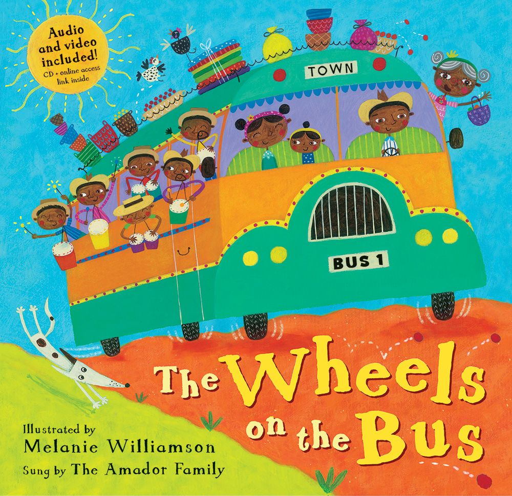 Wheels on the Bus: Through Guatemala book and audio